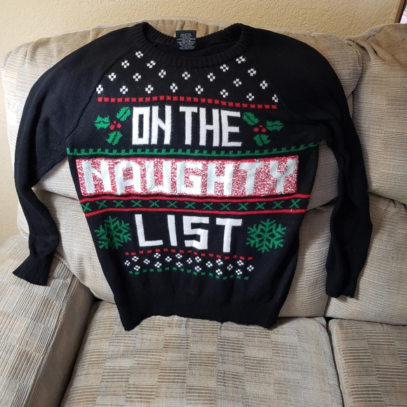 sequin changing christmas sweater